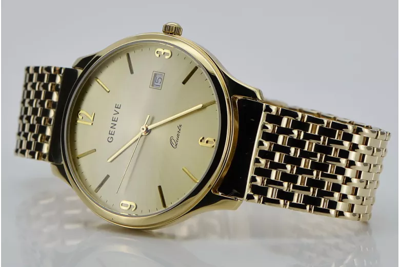 Montre homme en or Genève ★ zlotychlopak.pl ★ Pureté de l’or 585 333 Prix bas!