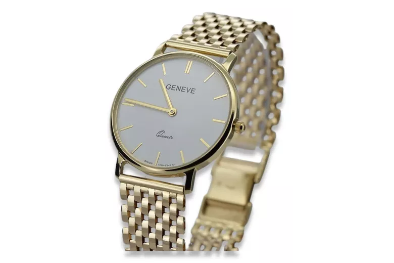 Montre homme en or Genève ★ zlotychlopak.pl ★ Pureté de l’or 585 333 Prix bas!