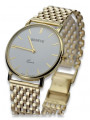 Reloj de oro para hombre Geneve ★ zlotychlopak.pl ★ Pureza de oro 585 333 Precio bajo!