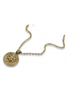 Gold pendant pendant ★ zlotychlopak.pl ★ Gold hallmark 585 333 low price