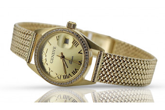 Montre homme en or Geneve ★ zlotychlopak.pl ★ Pureté de l'or 585 333 Prix bas !