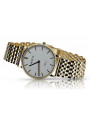 Reloj de oro para hombre Geneve ★ zlotychlopak.pl ★ Pureza de oro 585 333 Precio bajo!