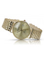 Gold men's watch Geneve ★ zlotychlopak.pl ★ Gold purity 585 333 Low Price!