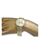 Gold men's watch Geneve ★ zlotychlopak.pl ★ Gold purity 585 333 Low Price!