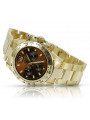 Gold men's watch Geneve ★ zlotychlopak.pl ★ Gold purity 585 333 Low Price!