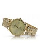 Reloj de oro para hombre Geneve ★ zlotychlopak.pl ★ Pureza de oro 585 333 Precio bajo!