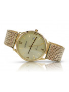 Reloj de oro para hombre Geneve ★ zlotychlopak.pl ★ Pureza de oro 585 333 Precio bajo!