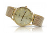 Yellow 14k 585 gold men's Geneve watch mw017y&mbw014y