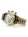 Gold men's watch Geneve ★ zlotychlopak.pl ★ Gold purity 585 333 Low Price!