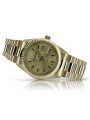 Reloj de oro para hombre Geneve ★ zlotychlopak.pl ★ Pureza de oro 585 333 Precio bajo!