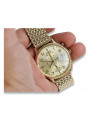 Montre en or 14 carats 585 avec bracelet Geneve mw005ydy&mbw013y