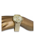 Montre en or 14 carats 585 avec bracelet Geneve mw005ydy&mbw013y