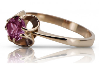 14 Karat Originales Vintage-Roségold mit Amethyst, Produkt-ID:  vrc348