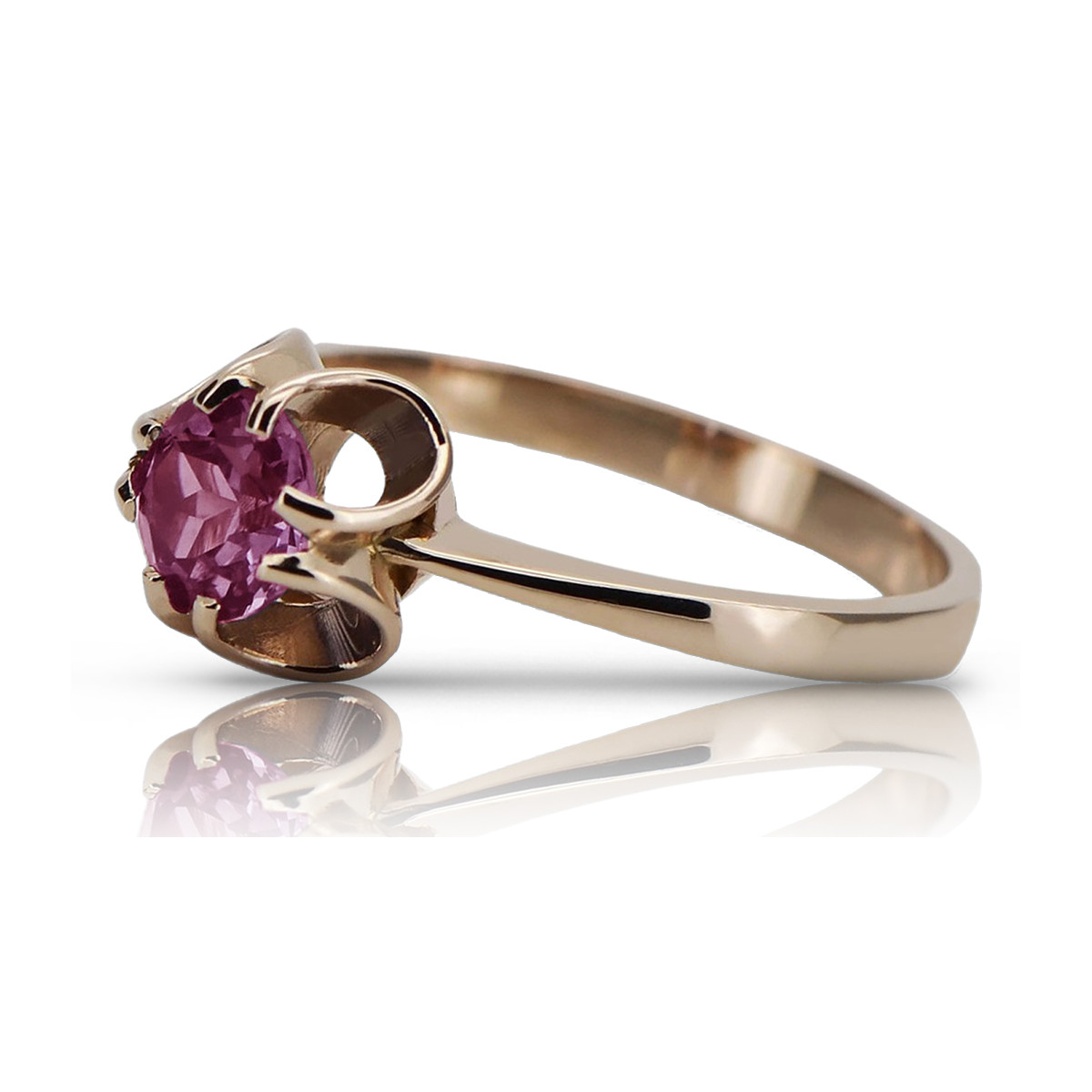 Rose soviétique russe 14k 585 or Alexandrite Ruby Emerald Sapphire Zircon ring vrc014