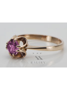 Rose soviétique russe 14k 585 or Alexandrite Ruby Emerald Sapphire Zircon ring vrc014