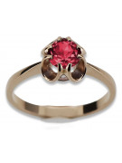 Rose soviétique russe 14k 585 or Alexandrite Ruby Emerald Sapphire Zircon ring vrc014