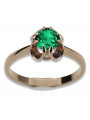 Rose soviétique russe 14k 585 or Alexandrite Ruby Emerald Sapphire Zircon ring vrc014