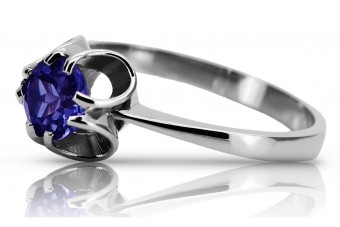 Ruso soviético rosa 14k 585 oro Alejandrita Rubí Esmeralda Zafiro Circón anillo vrc014