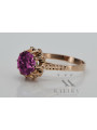 Russische sowjetische Rose 14 Karat 585 Gold Alexandrit Rubin Smaragd Saphir Zirkon Ring vrc014