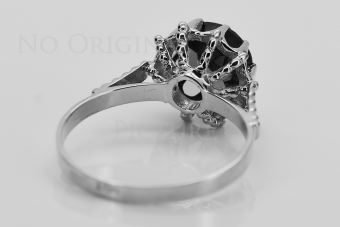 Inel sovietic rusesc din aur 585 trandafir 14k alexandrit rubin smarald safir zircon vrc014