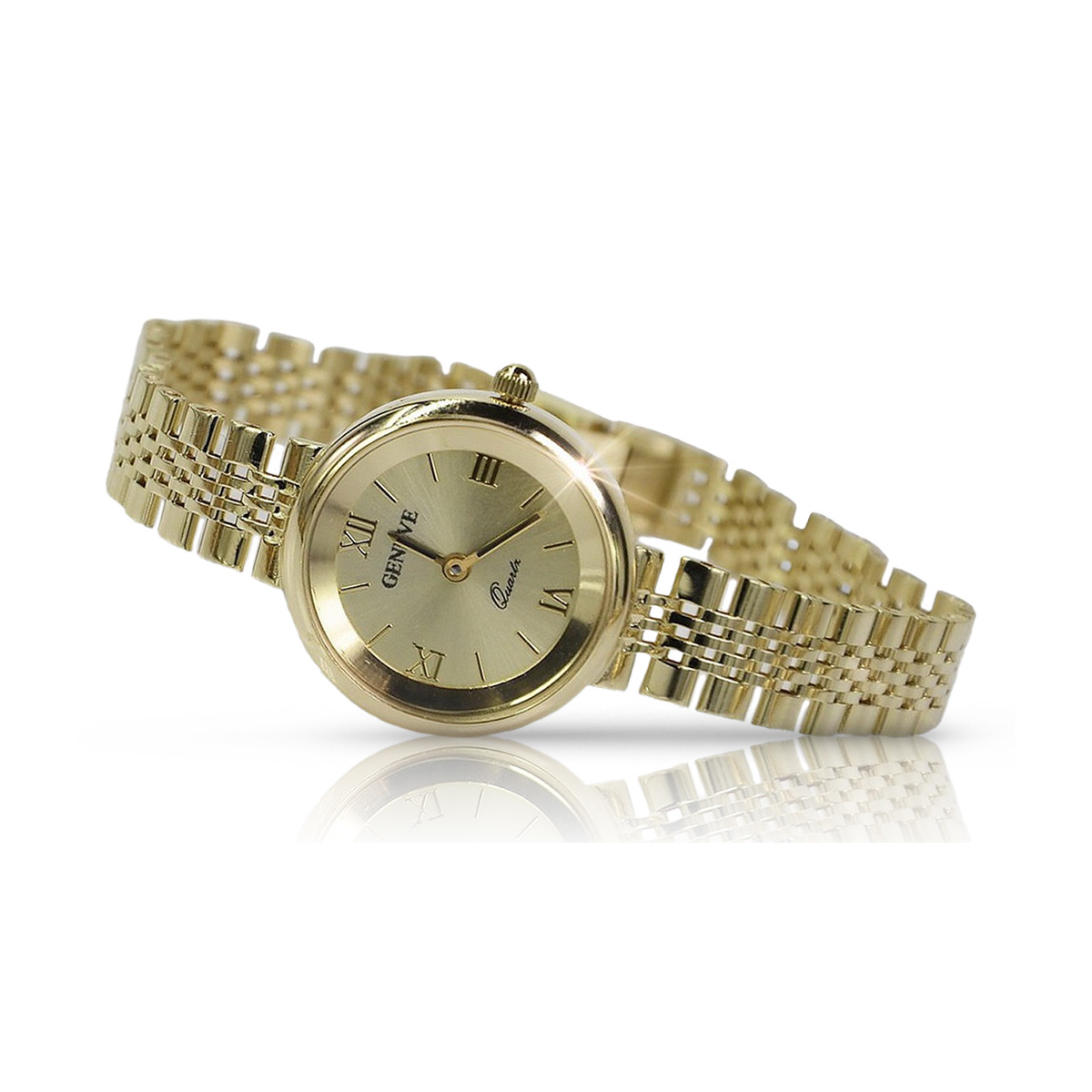 Reloj ★ de oro para damas zlotychlopak.pl Pureza de oro 585 333 ¡★ Precio bajo!