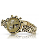 Gold men's watch Geneve ★ zlotychlopak.pl ★ Gold purity 585 333 Low Price!