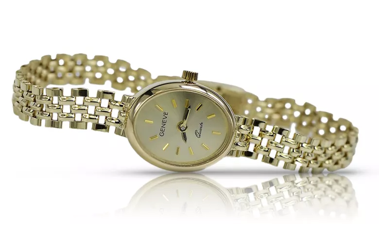 Gold ladies watch ★ zlotychlopak.pl ★ Gold purity 585 333 Low price!