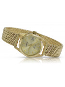 Goldene Herrenuhr Geneve ★ zlotychlopak.pl ★ Gold Reinheit 585 333 Niedriger Preis!