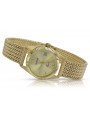 Reloj de oro para hombre Geneve ★ zlotychlopak.pl ★ Pureza de oro 585 333 Precio bajo!