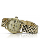 Gold men's watch Geneve ★ zlotychlopak.pl ★ Gold purity 585 333 Low Price!