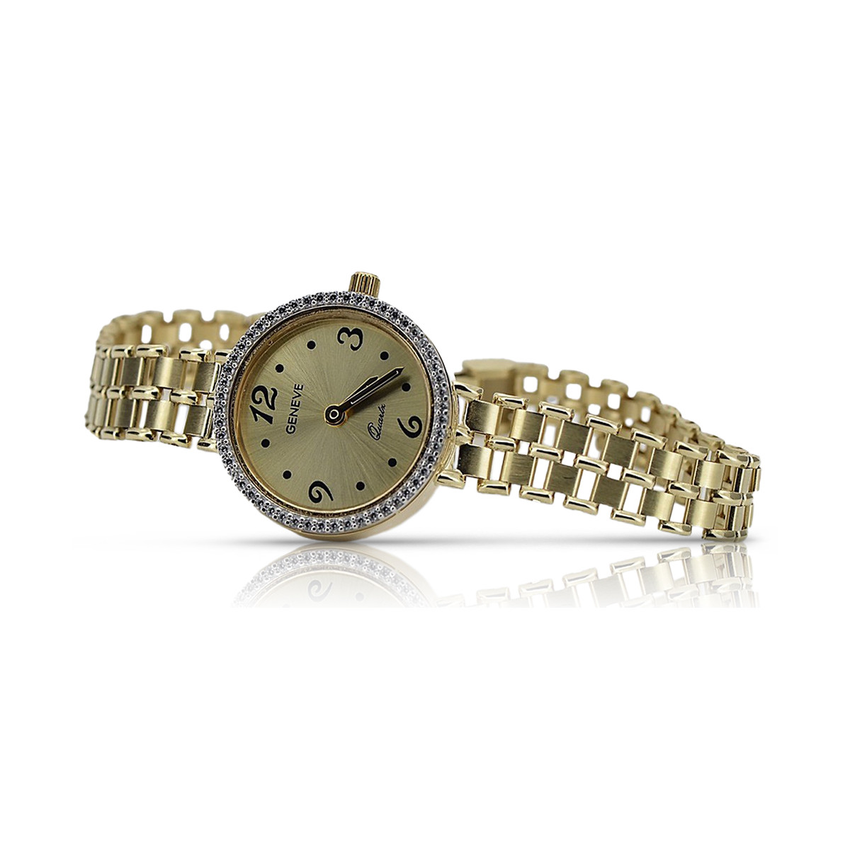 Reloj ★ de oro para damas zlotychlopak.pl Pureza de oro 585 333 ¡★ Precio bajo!