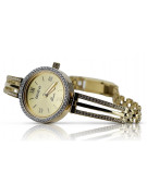 Reloj ★ de oro para damas zlotychlopak.pl Pureza de oro 585 333 ¡★ Precio bajo!