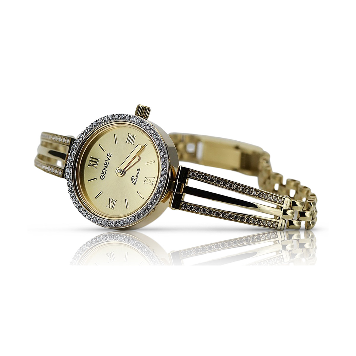 Reloj ★ de oro para damas zlotychlopak.pl Pureza de oro 585 333 ¡★ Precio bajo!