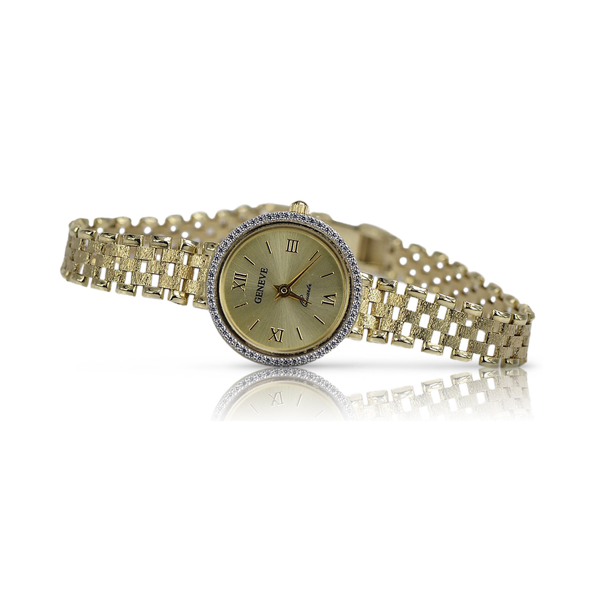 Reloj ★ de oro para damas zlotychlopak.pl Pureza de oro 585 333 ¡★ Precio bajo!