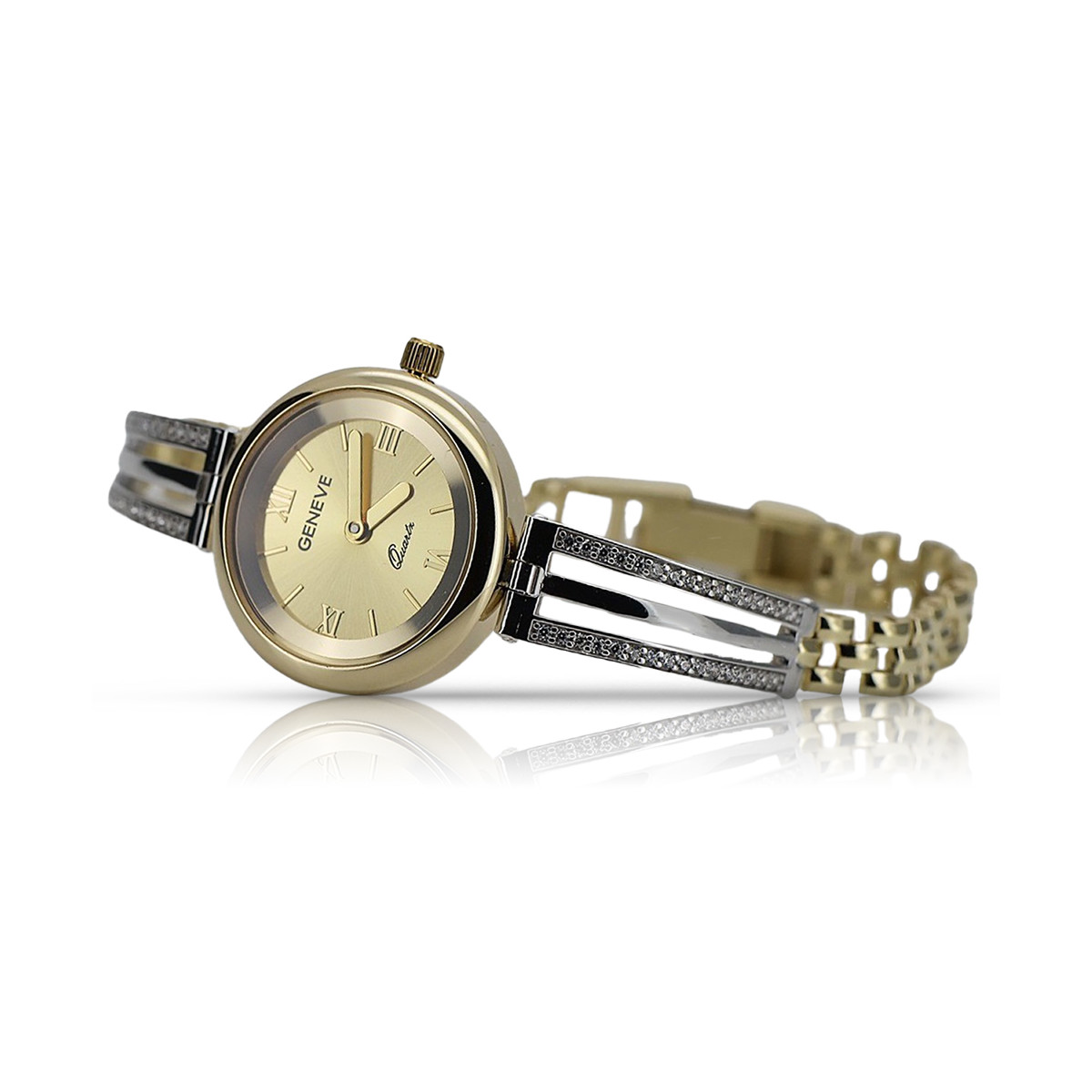 Reloj ★ de oro para damas zlotychlopak.pl Pureza de oro 585 333 ¡★ Precio bajo!