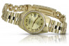 Yellow 14k gold 585 lady Geneve watch lw078ydg&lbw009y