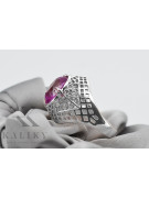 Russische sowjetische Rose 14 Karat 585 Gold Alexandrit Rubin Smaragd Saphir Zirkon Ring vrc014