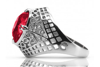 Rose soviétique russe 14k 585 or Alexandrite Ruby Emerald Sapphire Zircon ring vrc014