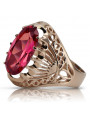 Rose soviétique russe 14k 585 or Alexandrite Ruby Emerald Sapphire Zircon ring vrc014