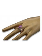 Rose soviétique russe 14k 585 or Alexandrite Ruby Emerald Sapphire Zircon ring vrc014