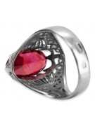 Russische sowjetische Rose 14 Karat 585 Gold Alexandrit Rubin Smaragd Saphir Zirkon Ring vrc014