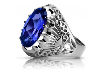 Russische sowjetische Rose 14 Karat 585 Gold Alexandrit Rubin Smaragd Saphir Zirkon Ring vrc014