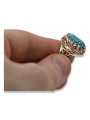 Russische sowjetische Rose 14 Karat 585 Gold Alexandrit Rubin Smaragd Saphir Zirkon Ring vrc084