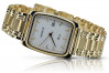 Reloj de hombre amarillo 14k 585 oro Geneve mw001ydw&mbw009y