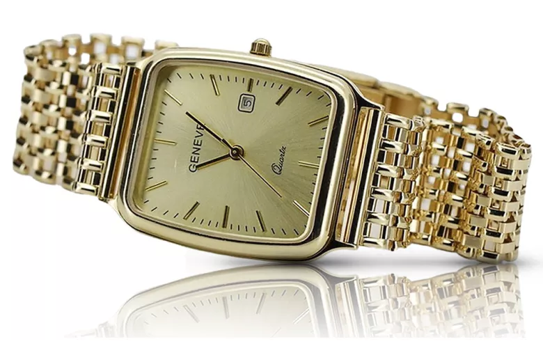 Montre homme en or Genève ★ zlotychlopak.pl ★ Pureté de l’or 585 333 Prix bas!