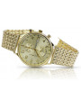 Ceas din aur 14k 585 cu bratara Geneve mw005ydy&mbw013y