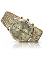 Reloj de oro para hombre Geneve ★ zlotychlopak.pl ★ Pureza de oro 585 333 Precio bajo!