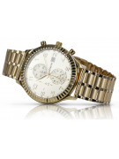 Gold men's watch Geneve ★ zlotychlopak.pl ★ Gold purity 585 333 Low Price!