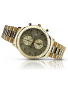 Gold men's watch Geneve ★ zlotychlopak.pl ★ Gold purity 585 333 Low Price!