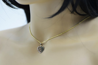 Gold Anhänger ★ zlotychlopak.pl ★ Gold Probe 585 333 niedriger Preis